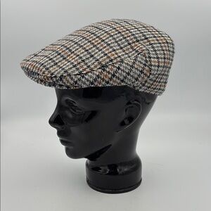VTG Stylish‎ FailsWORTH Houndstooth Flat Cap Size Medium
